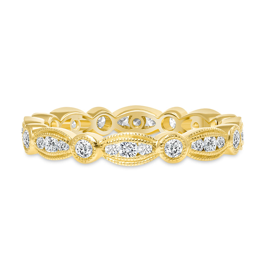 antique diamond wedding ring gold