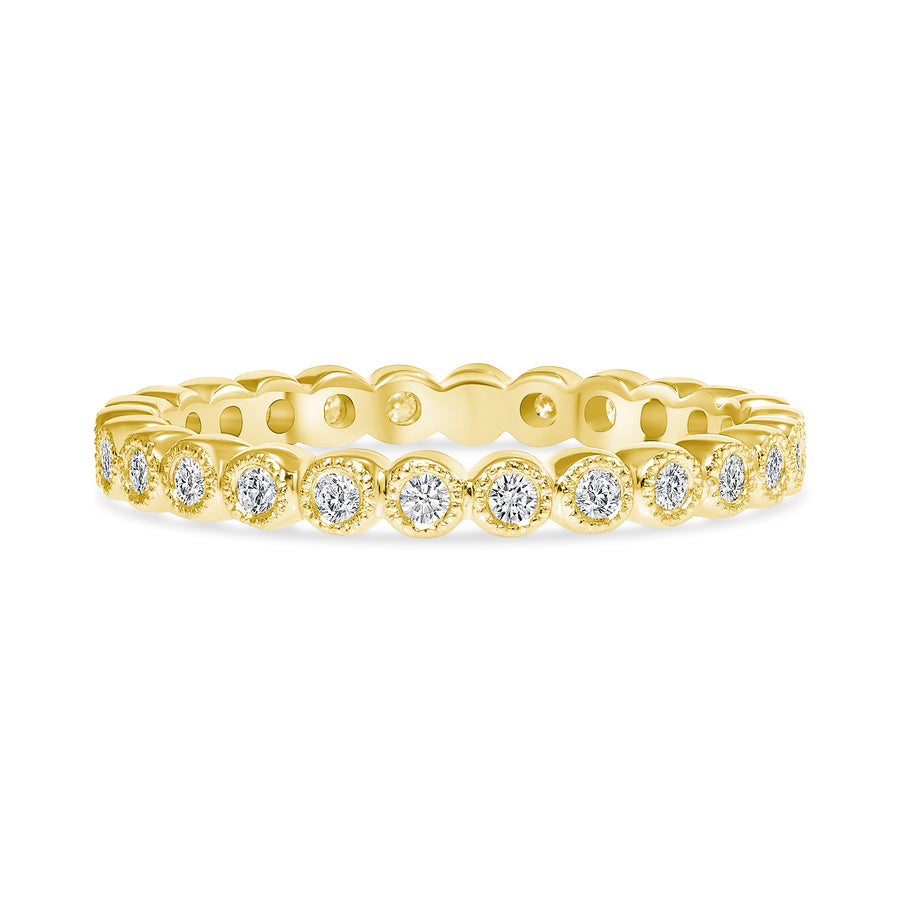 Eternity diamond ring gold | Diamond Collection Inc