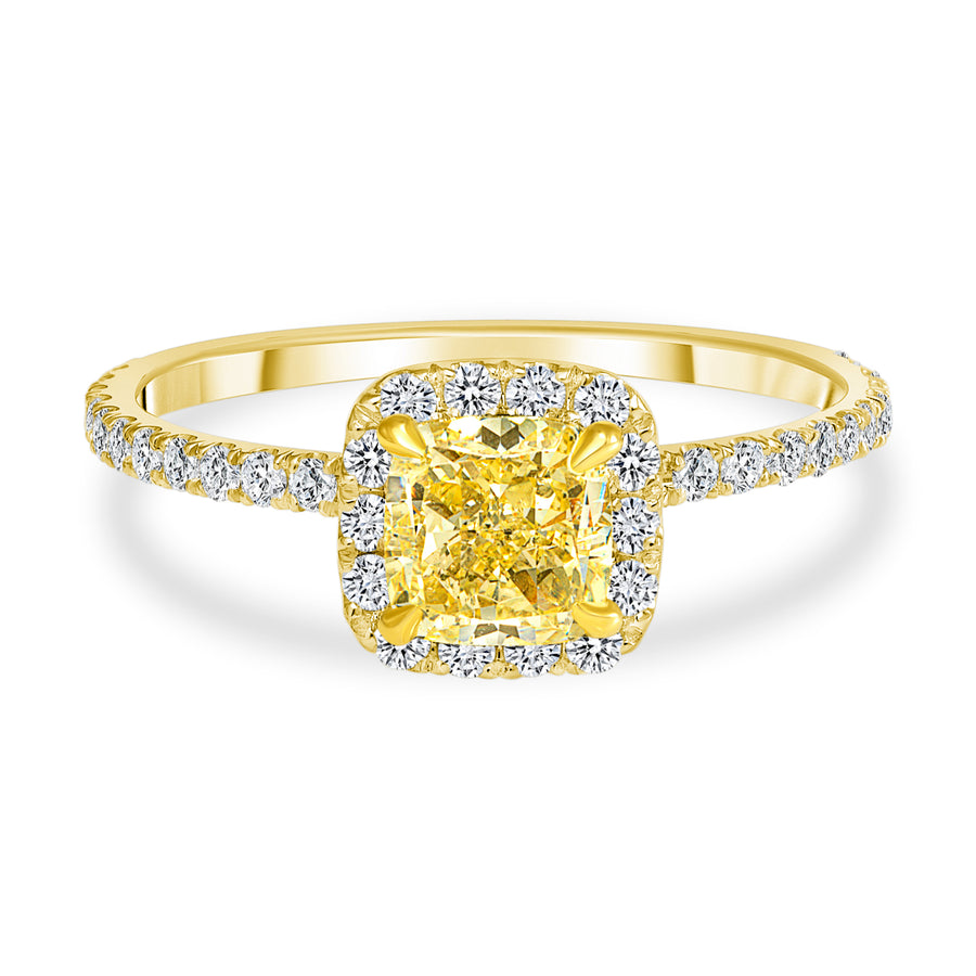 Yellow Diamond Engagement Ring